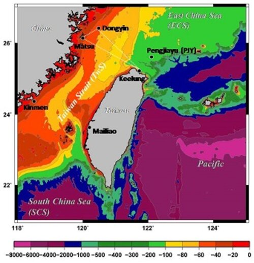 Volume transport variations in the Taiwan Strait in relation with the cross- and along-strait pressure gradients