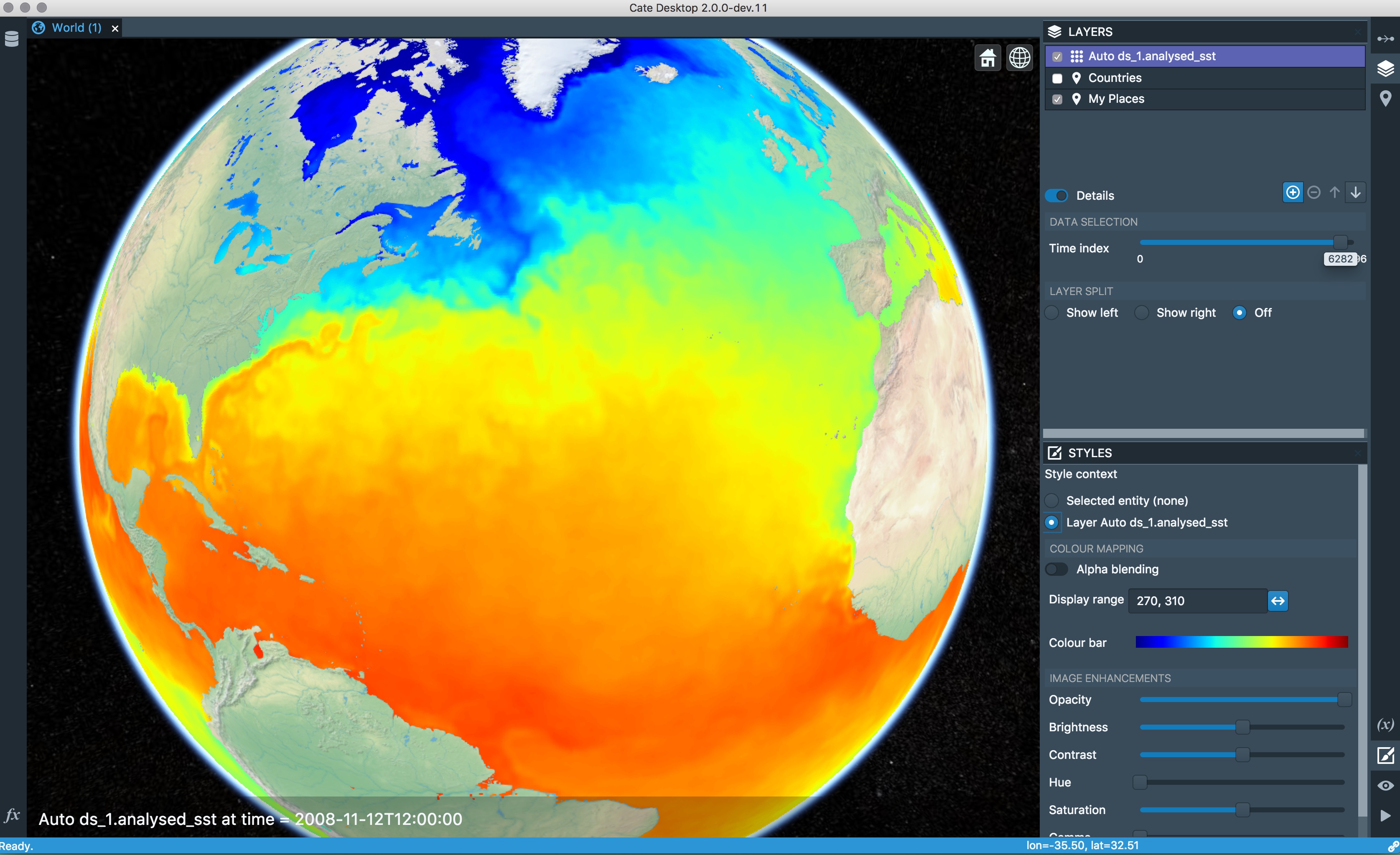 Visualisation and Analysis of Climate Data in the ESA CCI Toolbox