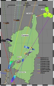 Corsica: a multi-mission absolute calibration site